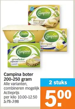 Albert Heijn Campina boter aanbieding