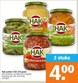 Albert Heijn Hak potten aanbieding