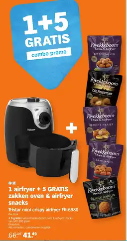 Albert Heijn 1 airfryer + 5 Gratis zakken oven & airfryer snacks aanbieding