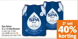 Albert Heijn Spa Reine aanbieding