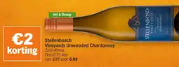 Albert Heijn Stellenbosch Vineyards Unwooded Chardonnay aanbieding