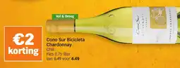 Albert Heijn Cono Sur Bicicleta Chardonnay Chili aanbieding