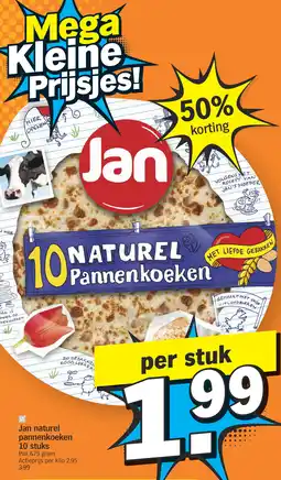 Albert Heijn Jan naturel pannenkoeken aanbieding