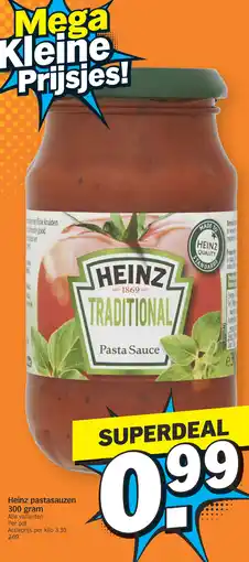 Albert Heijn Heinz pastasauzen aanbieding
