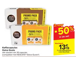 Carrefour Koffiecapsules Dolce Gusto aanbieding