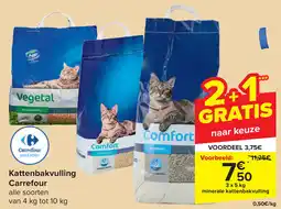 Carrefour Kattenbakvulling Carrefour aanbieding