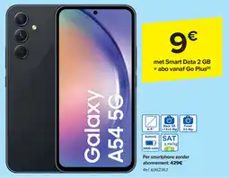 Carrefour Samsung Galaxy A54 5G aanbieding