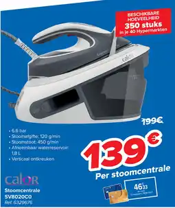Carrefour Calor stoomcentrale SV8020C0 aanbieding