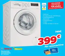 Carrefour Bosch Wasmachine WAN28281FG aanbieding