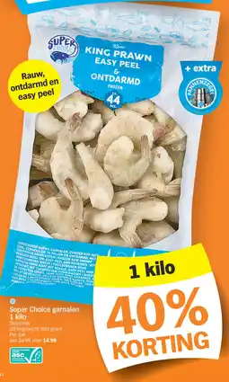 Albert Heijn Super Choice garnalen aanbieding