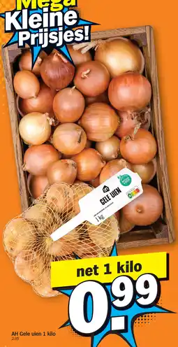 Albert Heijn Ah Gele uien aanbieding