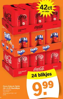 Albert Heijn Coca-Cola en Fanta aanbieding