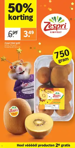 Albert Heijn Zespri kiwi gold aanbieding