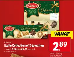 Lidl Delacre Étoile Collection of Décoration aanbieding