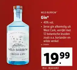 Lidl Wild burrow gin aanbieding