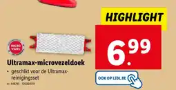 Lidl Ultramax-microvezeldoek aanbieding