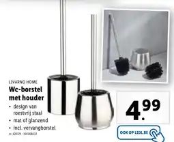 Lidl Livarno home wc-borstel met houder aanbieding