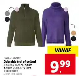 Lidl Esmara livegy Gebreide trui of coltrui aanbieding