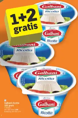 Albert Heijn Galbani ricotta aanbieding