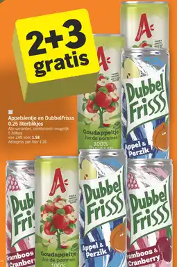 Albert Heijn Appelsientje en DubbelFrisss aanbieding