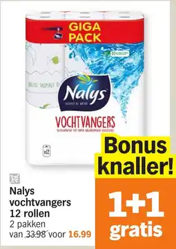 Albert Heijn Nalys vochtvangers aanbieding