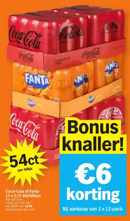 Albert Heijn Coca-Cola of Fanta aanbieding