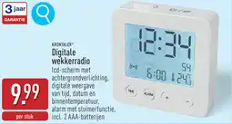 ALDI Krontaler digitale wekkerradio aanbieding