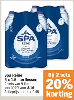 Albert Heijn Spa Reine aanbieding
