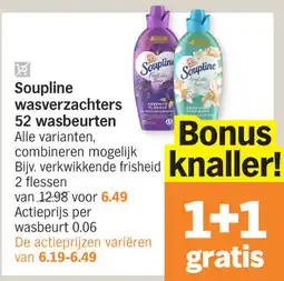 Albert Heijn Soupline wasverzachters aanbieding