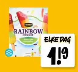 Jumbo Rainbow Colors ijs aanbieding