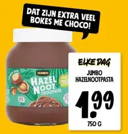 Jumbo Hazelnootpasta aanbieding