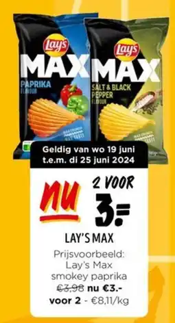 Jumbo Lay's Max aanbieding