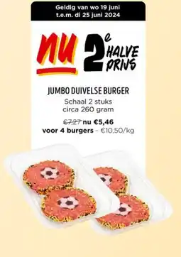 Jumbo Jumbo DUIVELSE BURGER aanbieding