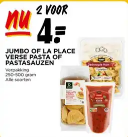 Jumbo JUMBO OF LA PLACE VERSE PASTA OF PASTASAUZEN aanbieding