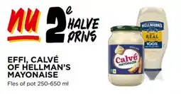 Jumbo EFFI, CALVÉ OF HELLMAN'S MAYONAISE aanbieding