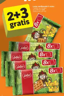 Albert Heijn Lotus vanillewafel aanbieding
