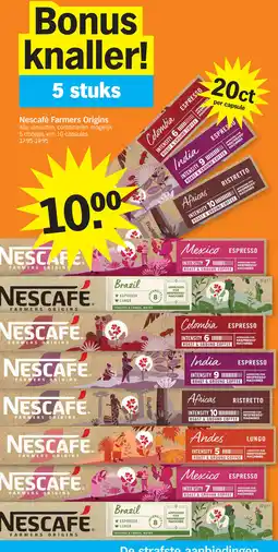 Albert Heijn Nescafé Farmers Origins aanbieding