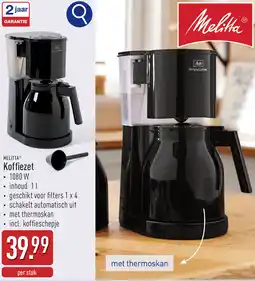ALDI Melitta koffiezet aanbieding