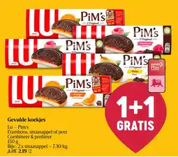 Delhaize Gevulde koekjes Lu Pim's aanbieding