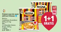 Delhaize Frieten voor de oven/ airfryer/friteuse Belviva aanbieding
