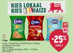 Delhaize Chips Croky aanbieding