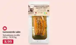 Delhaize Geroosterde zalm aanbieding