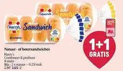 Delhaize Natuur of botersandwiches Harry's aanbieding