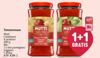 Delhaize Tomatensaus Mutti aanbieding
