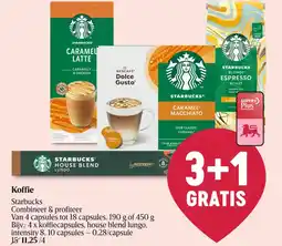 Delhaize Koffie Starbucks aanbieding