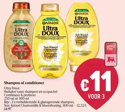 Delhaize Shampoo of conditioner Ultra Doux aanbieding