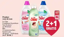Delhaize Product voor de was Le Chat aanbieding