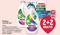 Delhaize Product voor de was Ariel aanbieding