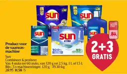 Delhaize Product voor de vaatwasmachine Sun aanbieding