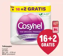Delhaize Toiletpapier Cosynel aanbieding